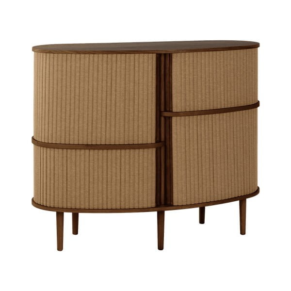 Smeđi/svjetlo smeđi ormarić u dekoru hrasta s kliznim vratima 120x100x50 cm Audacious – UMAGE-image-2