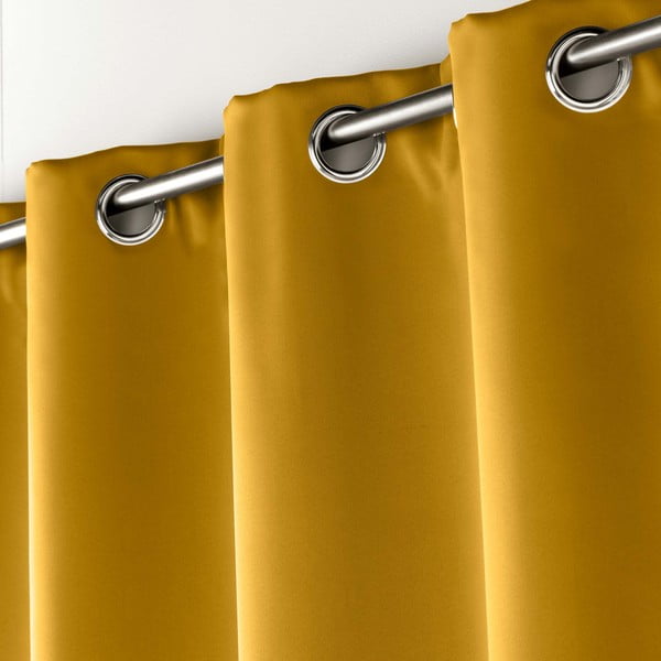 Žuta  zatamnjujuća zavjesa 135x280 cm Occult – douceur d'intérieur-image-1