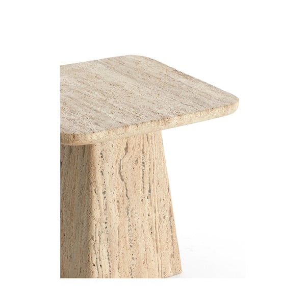 Pomoćni stol s kamenom pločom stola 45x45 cm Kepami – Light & Living-image-4