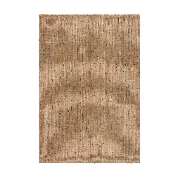 Zeleni/u prirodnoj boji obostrani/ručno rađen juten tepih 200x290 cm Jute Boucle Green – Flair Rugs