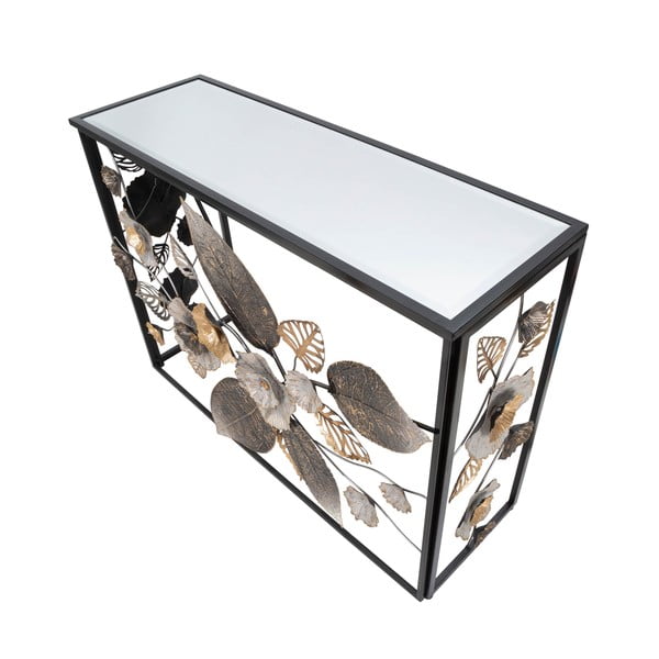 Crni pomoćni stol 42x112 cm Glam Dark – Mauro Ferretti-image-2