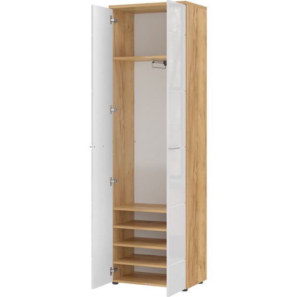 Bijeli ormar u dekoru hrasta 60x198 cm Aledo – Germania-image-3