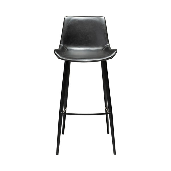 Crna barska stolica od eko kože DAN - FORM Denmark Hype, visina 102 cm-image-2