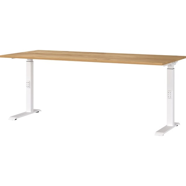 Radni stol s pločom stola u dekoru hrasta 80x180 cm Downey – Germania