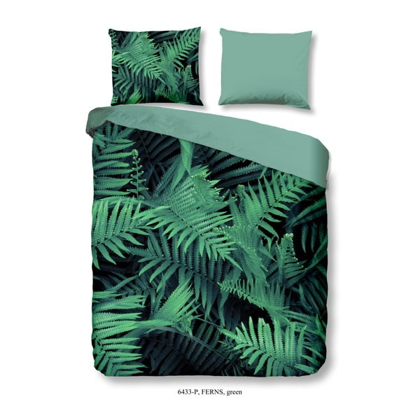 Pamučna posteljina za bračni krevet Muller Textiels Ferns, 200 x 240 cm