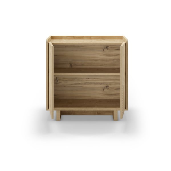 Ormarić u dekoru hrasta u prirodnoj boji 80x80x40 cm Daira – Marckeric-image-4