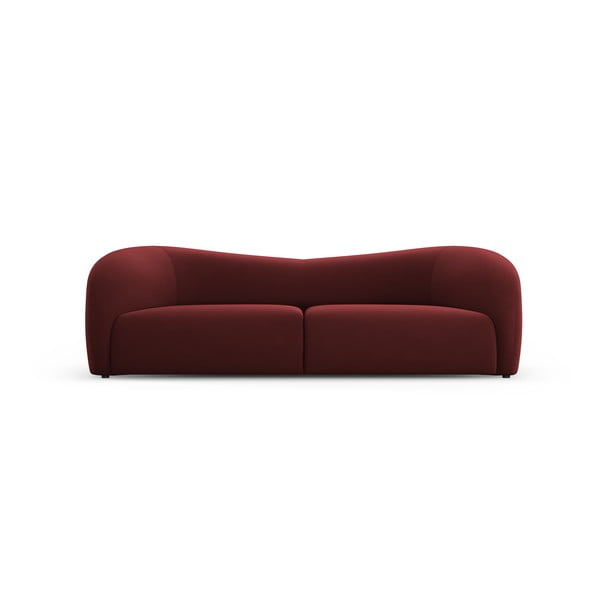 Bordo baršunasta sofa 237 cm Santi – Interieurs 86