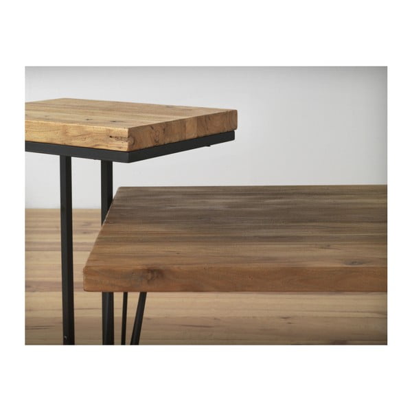 Stolić s daskom od brijestovog drva Geese Lorena-image-1