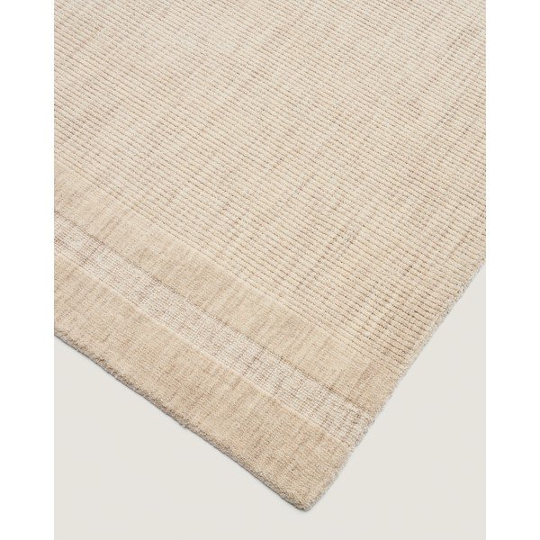 Krem ručno rađen vunen tepih 160x230 cm Dalena – Kave Home-image-3