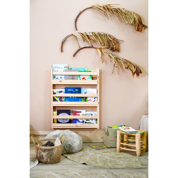 Kaki zeleni periv/ručno rađen pamučan dječji tepih 75x100 cm Mini Monstera Olive – Lorena Canals-image-3