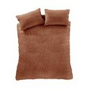 Narančasta posteljina za krevet za jednu osobu 135x200 cm Seersucker – Catherine Lansfield