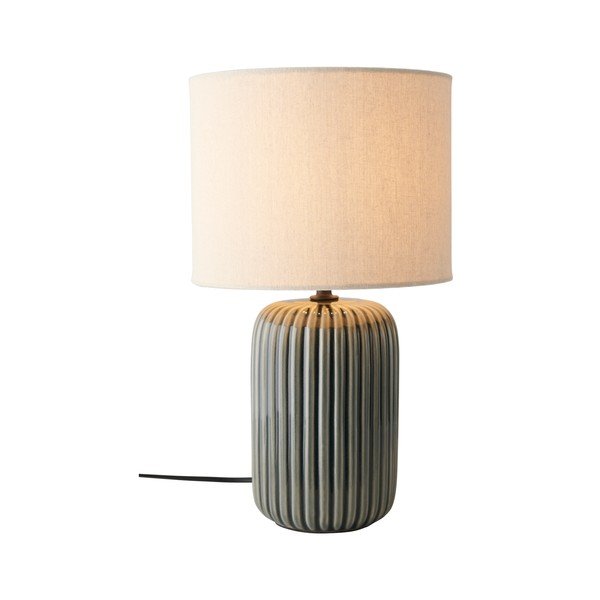 Siva/bež tekstilna stolna lampa (visina 36 cm) Mizu – Ellos Home-image-3