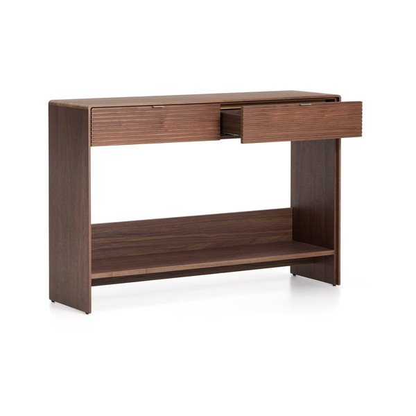 Komoda u dekoru oraha u tamnoj prirodnoj boji 120x81x35 cm Norlen – Kave Home-image-4