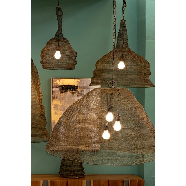 Mjedena željezna viseća svjetiljka Amish – Bizzotto-image-1