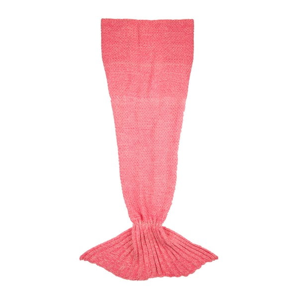 Ružičasti pokrivač u obliku peraje Fisura Manta Sirena Coral