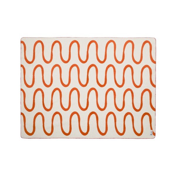 Narančasta deka 150x200 cm Swirl – noo.ma-image-4