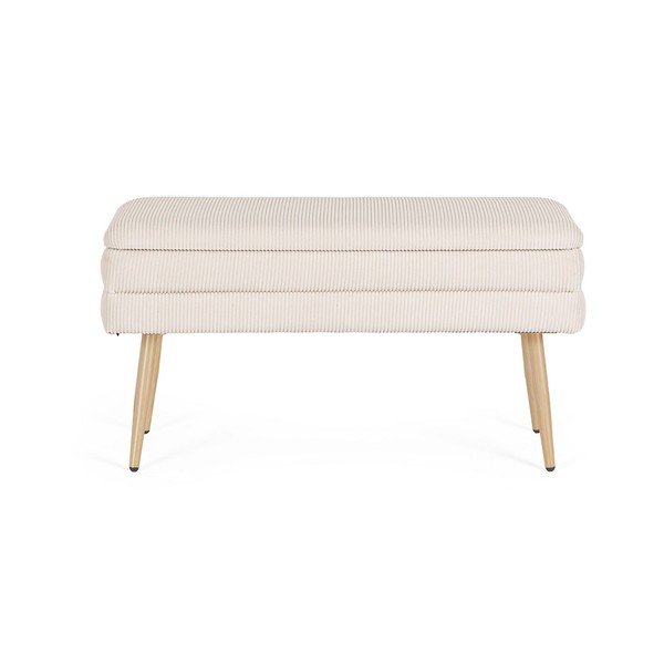 Bijela podstavljena klupa Olga – Bizzotto