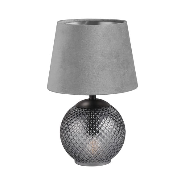 Siva stolna lampa (visina 29 cm) Jonna – Trio