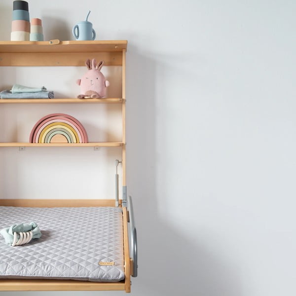 Viseći stol za presvlačenje u prirodnoj boji Roba style - Roba-image-4