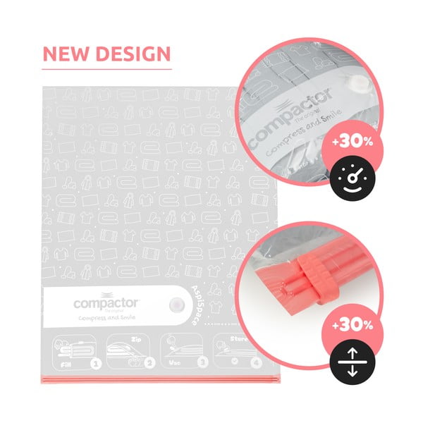 Vakuum vrećice za odjeću u setu 6 kom Vacuum L – Compactor-image-2