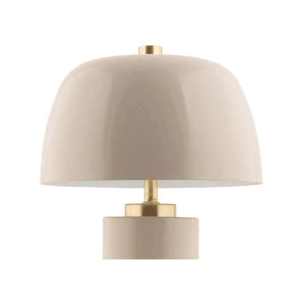 Krem LED stolna lampa s mogućnosti zatamnjivanja s metalnim sjenilom (visina 30 cm) Freya – Leitmotiv-image-3