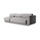 Svijetlo siva sofa 248 cm Flex Felix – Miuform