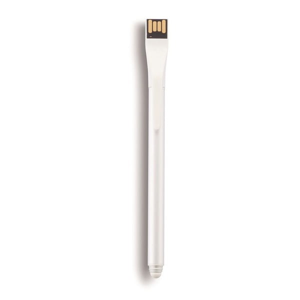 Olovka s USB diskom Point 4GB, bijela