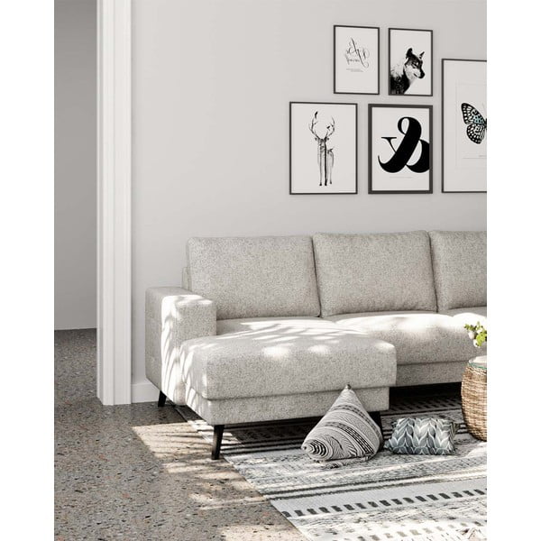 Krem kutna garnitura (s desnim kutom) Fynn – Ghado-image-1