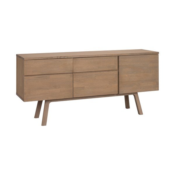 Komoda od punog hrasta u prirodnoj boji 170x77x42 cm Cleardale – Rowico