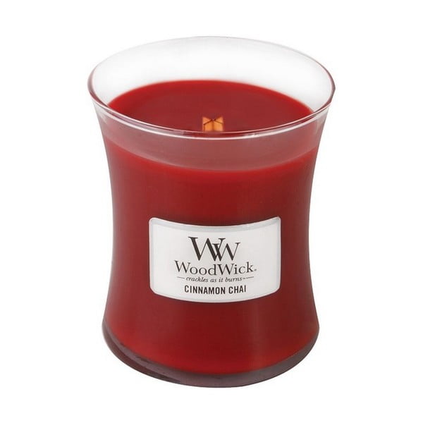 Mirisna svijeća Woodwick Cimet i vanilija, vrijeme gorenja 55 sati
