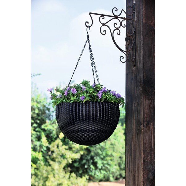 Plastična viseća i zidna posuda za cvijeće ø 35 cm Hangingsphere – Keter-image-1