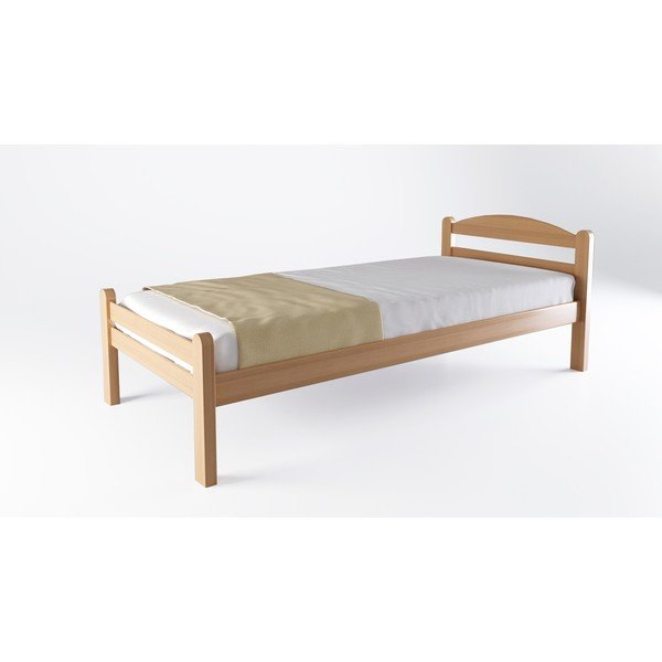 Bračni krevet od masivne bukve s podnicom 180x200 cm u prirodnoj boji Bellariva – B.E.S.-image-3