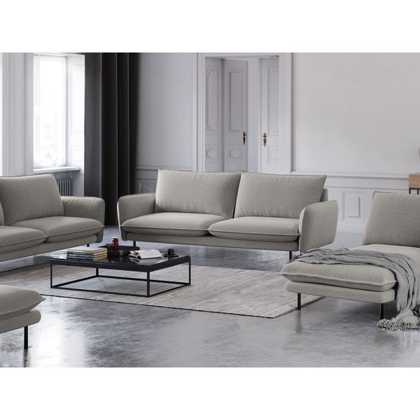 Svijetlosiva sofa Cosmopolitan Design Vienna, 230 cm-image-1