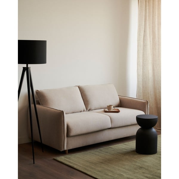 Bež sklopiva sofa 185 cm Carlota – Kave Home-image-1