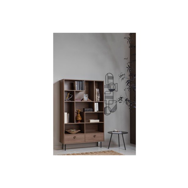 Smeđa biblioteka WOOOD Prato-image-2
