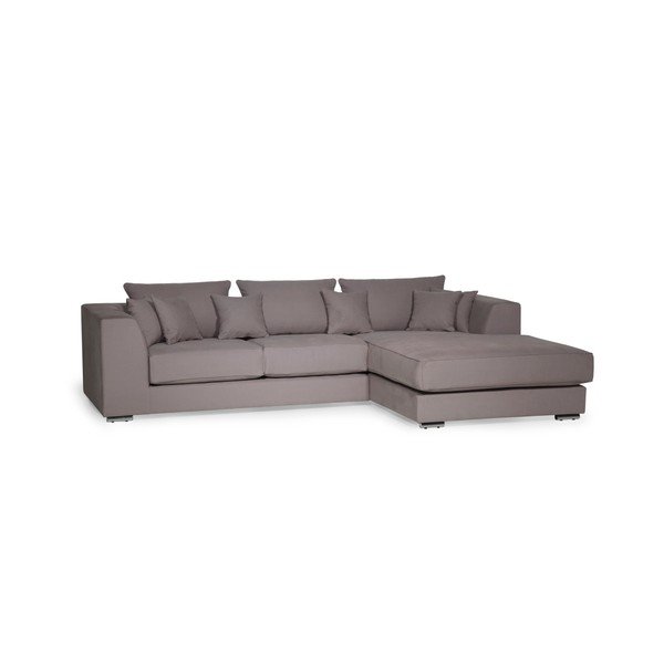 Siva kutna sofa s ležaljkom na desnoj strani Scandic Eliota-image-1