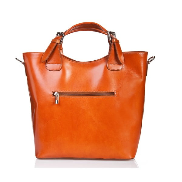 Kožna torba u boji konjaka Massimo Castelli Valeria-image-1