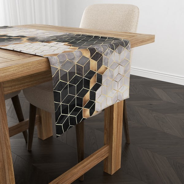 Nadstolnjak 140x45 cm Optic - Minimalist Cushion Covers-image-1