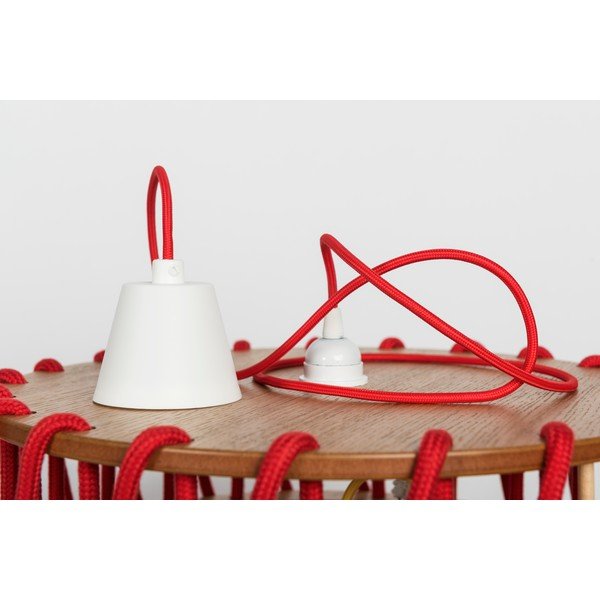 Crvena stropna lampa EMKO Macaron, ø 45 cm-image-3