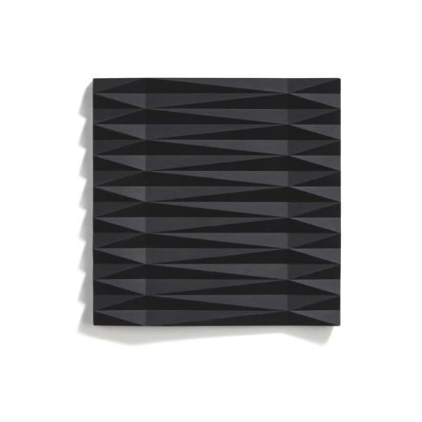 Crna silikonska prostirka ispod Zone Origami Yato lonca, 16 x 16 cm