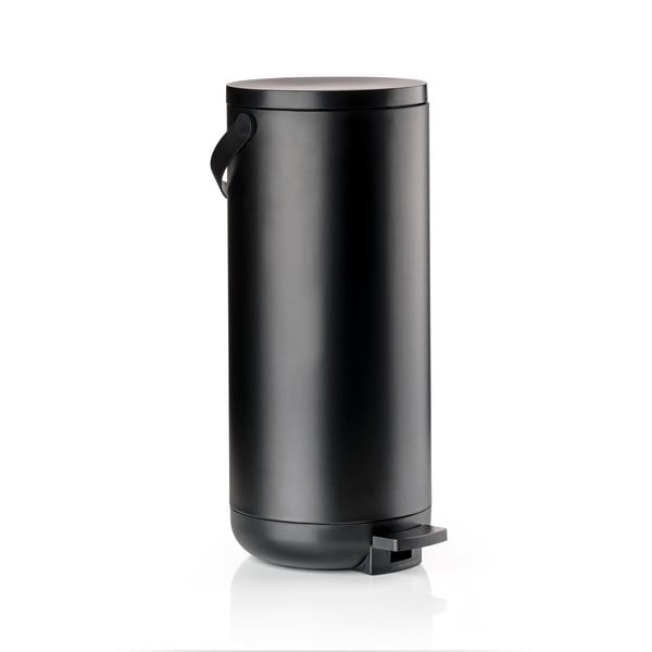 Crna plastična kanta za smeće s pedalom 35 l Circular – Zone-image-4