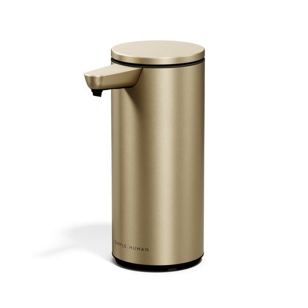 Željezan automatski dozator sapuna mat zlatni 266 ml – simplehuman