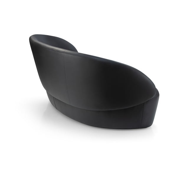 Crna kožna garnitura EMKO Naive, 214 cm-image-4