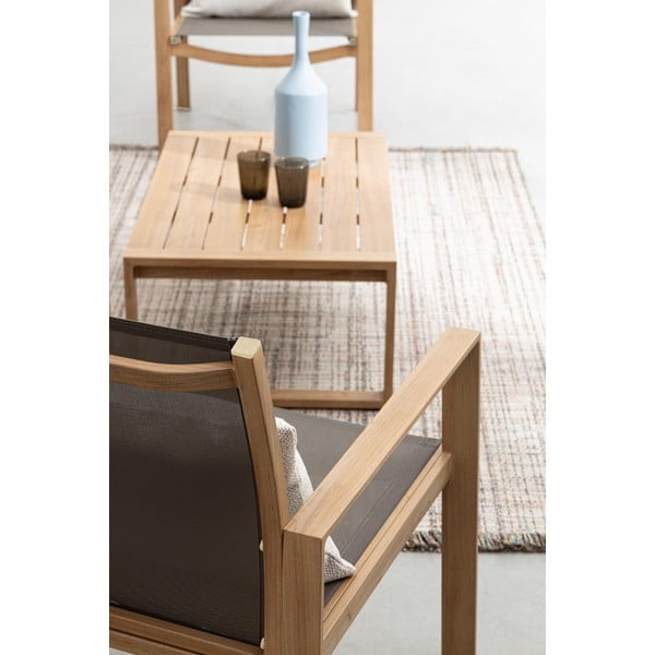 Vrtna garnitura aluminijska u prirodnoj boji za 4 osobe Kallen   – Bizzotto-image-2