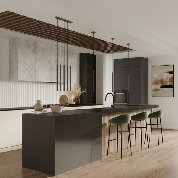 Zelena viseća svjetiljka Fideus – Sollux-image-4