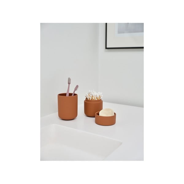 Narančasta čaša za četkice za zube od kamenine Ume – Zone-image-3