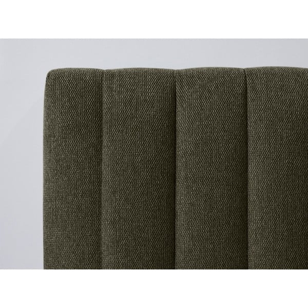 Tamno zeleni/u prirodnoj boji bračni krevet s podnicom 180x200 cm Oceane – Bobochic Paris-image-4