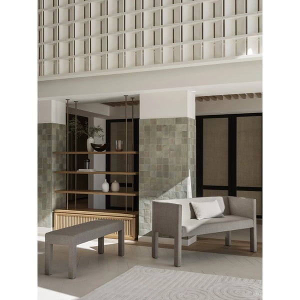 Bež klupa od bouclé tkanine Sitta – Blomus-image-4