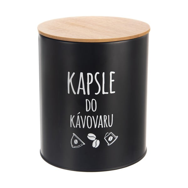 Crna posuda za kapsule kave – Orion