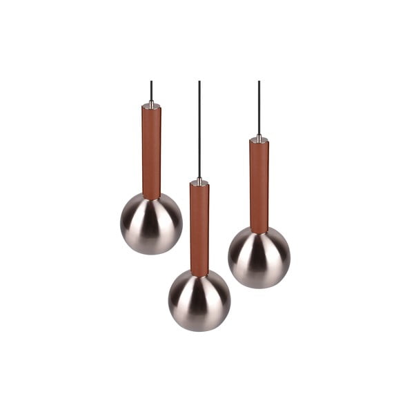 Siva viseća svjetiljka ø 52 cm Ciliana – CINQUE-image-2